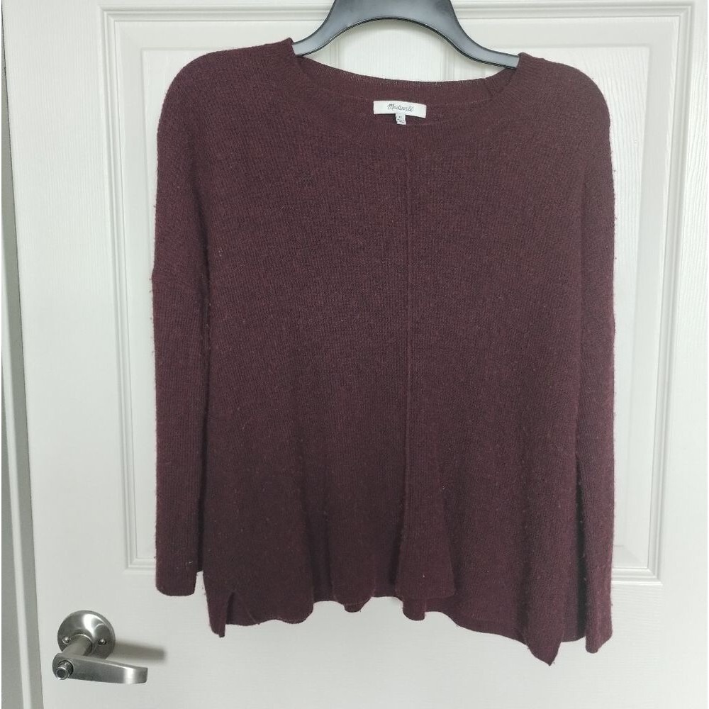 Madewell Burgundy Maroon Wool Alpaca Sweater Size XS